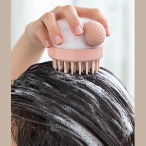 Cepillo de Silicona Multifunción con Dispensador de Champú, Cepillo de Baño para el Hogar y Viajes, Kit de Baño para Bebés y Mascotas, Botella de Aceite para el Cabello con Peine - Product Image 6