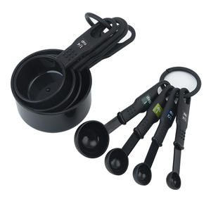 Cuillère doseuse en plastique noir 1/4 tasse, qualité alimentaire, pour grains et poudre de café - Product Image 2