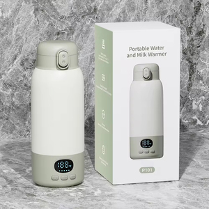 Productos de alimentación rápida para bebés, 17oz de capacidad, recargable por USB, función de mantener el calor de larga duración, calentadores de agua de leche portátiles para bebés - Product Image 2