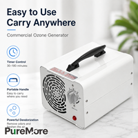 Machine de désodorisation portable industrielle et commerciale pour la maison, la voiture, le sous-sol, l'entrepôt, l'élimination des odeurs de fumée et d'animaux, générateur d'ozone
