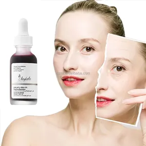 Organik Anti-Aging yüz kiti 30ml Vitamin E Niacinamide soyma çözeltisi ve hyaluronik yüz Serum C vitamini yüz Serum seti