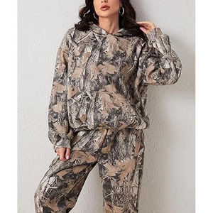 Conjuntos Deportivos para Mujer al por Mayor, Nueva Colección 2026, Alta Calidad, Talla Grande, Transpirables, Sudadera con Capucha y Botones, 100% Algodón, Personalizables - Product Image 2