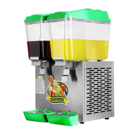 Distributeur de boissons froides 16Lx2, extracteur de jus, machine à boissons glacées, distributeur de jus de cola, réfrigération commerciale