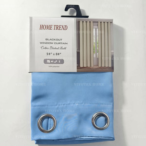 Trung Quốc Nhà Máy Khách Sạn Rắn Màu Màn Rèm Cửa Sang Trọng Phòng Ngủ Và Phòng Khách Rèm Cửa Cảm Ứng Mềm Mại Mịn Treo Lên - Product Image 3