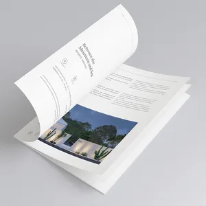 Perfect binding book printing services printed product catalogue booklets magazine brochure book printing softcover custom