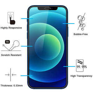 Film protecteur d'écran en verre trempé pour téléphone 9H 14, Compatible avec <span class=keywords><strong>iphone</strong></span> 6 7 8 <span class=keywords><strong>X</strong></span> Xr Xs 11 12 13 13 14 pro mini pro max - Product Image 3