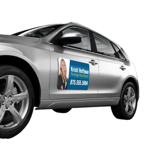 Pegatina Publicitaria para Automóvil con Logotipo Personalizado, Calcomanía Magnética Decorativa para Puerta con Diseño Elegante - Product Image 1