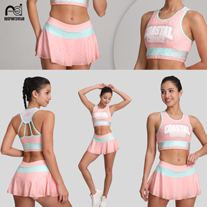Ropa de Práctica para Animadoras, Uniforme de Animadora, Chándal de Calentamiento, Impresión por Sublimación, Uniforme de Animadoras - Product Image 6