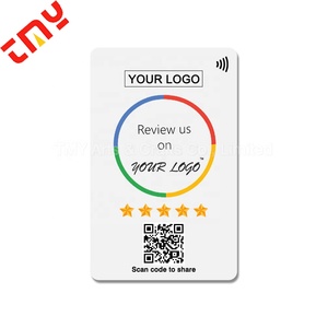 Plástico personalizado NFC <span class=keywords><strong>Google</strong></span> Review Card NFC Contact 213 215 216 PVC Digital Business Card Printing - Product Image 4