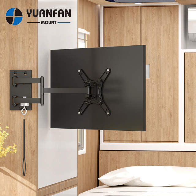 MA1342 13"-42" 20kg Lockable RV TV Wall Mount OEM ODM Full Motion LED LCD VESA Mount TV Television Holder Bracket