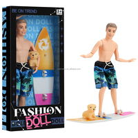 1:6 échelle 31CM peluche poupée enfants garçon poupée carrière rêveur PDG médecin capitaine surfeur explorateur titres vinyle matériel vêtements