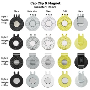 Ready to Deliver Premium Zinc Alloy Magnetic Cap Pins Hat Clip for Baseball Caps and <b>Golf</b> Visors - Product Image 5