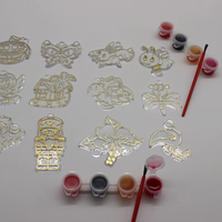 Kit de peinture créative pour enfants, attrape-soleil en cristal, cadeau pour l'artisanat DIY
