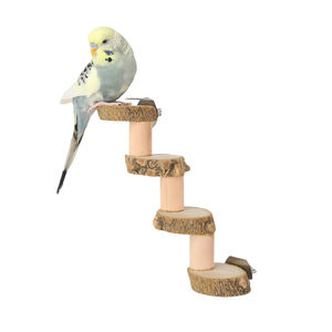 ชุดกรงนกสำหรับนกแก้วของเล่นห่วงสำหรับปีนบันไดชุดกรงนกกิ่งไม้ธรรมชาติ - Product Image 1