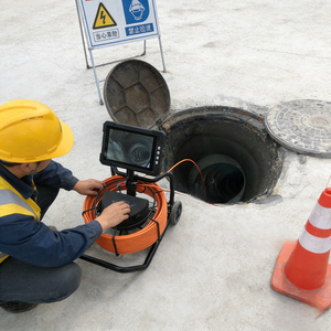 Cámara de Inspección de Tuberías de Alcantarillado Autonivelante AHD de 23 mm y 512 Hz con Monitor Wifi de Pantalla Táctil de 7 Pulgadas - Product Image 5
