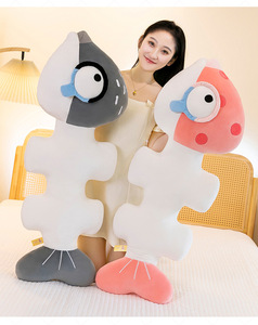 Nouvelle conception créative, oreiller en forme d'arête de poisson mignon, poupées amusantes, oreiller mignon, jouet en peluche, cadeau de la Saint-Valentin, cadeau d'anniversaire pour filles et garçons - Product Image 6