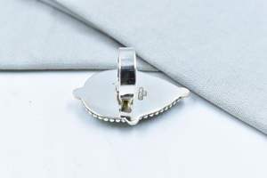 Anillo Vintage de Plata de Ley y Turquesa Mojave de Alta Calidad para Mujer, Hermoso Regalo de Boda para Mamá, Fiesta - Product Image 4