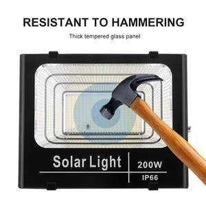 Đèn pha năng lượng mặt trời LED chống nước IP66, sạc lại được, dự án sản phẩm mới - Product Image 5