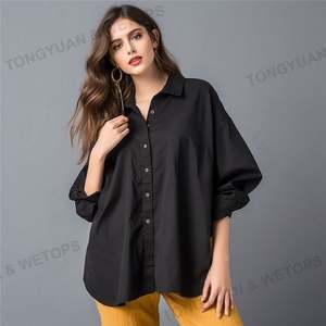 <span class=keywords><strong>Blusas</strong></span> holgadas informales <span class=keywords><strong>de</strong></span> gran tamaño para mujer, <span class=keywords><strong>blusas</strong></span> <span class=keywords><strong>de</strong></span> talla grande para primavera y otoño <span class=keywords><strong>2023</strong></span> para mujer, ropa para jóvenes - Product Image 3