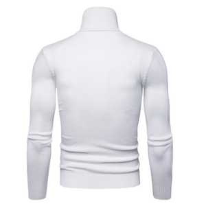 Maglione da <span class=keywords><strong>Uomo</strong></span> a Collo Alto, Slim Fit, Ispessito, Lavorato a Maglia, in Offerta - Product Image 5