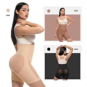 HEXIN Wholesale Slimming Women Mesh Hip Enhancer Shapewear High Waist Tummy Control <strong>Butt</strong> <strong>Lifter</strong> Panties Shaper <strong>Shorts</strong> - Product Image 4
