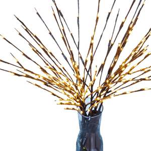 Florero LED de hadas para decoración del hogar, lámpara de rama de árbol de <span class=keywords><strong>sauce</strong></span> Floral para café - Product Image 1