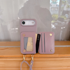 เคสโทรศัพท์แบบมีช่องใส่การ์ดหลายช่องสำหรับ iPhone 17 เคสหนังแบบกระเป๋าสตางค์สำหรับ iPhone 17 พร้อมสายคล้อง - Product Image 5