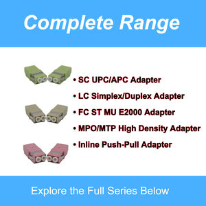 Zifonic Sc/Lc/Fc/St Glasvezeladapter & Koppeling Voor E2000/Mu/Mpo-Connectoren Patchpaneel Met Fth Internet (13 Maanden Garantie) - Product Image 2