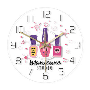 Orologio <span class=keywords><strong>da</strong></span> <span class=keywords><strong>Parete</strong></span> Rotondo in Acrilico Solido, Decorazione Nordica Moderna <span class=keywords><strong>da</strong></span> 12 Pollici, Arredo <span class=keywords><strong>per</strong></span> <span class=keywords><strong>Salone</strong></span> di Bellezza, Orologio <span class=keywords><strong>da</strong></span> <span class=keywords><strong>Parete</strong></span> Unico in Acrilico - Product Image 1