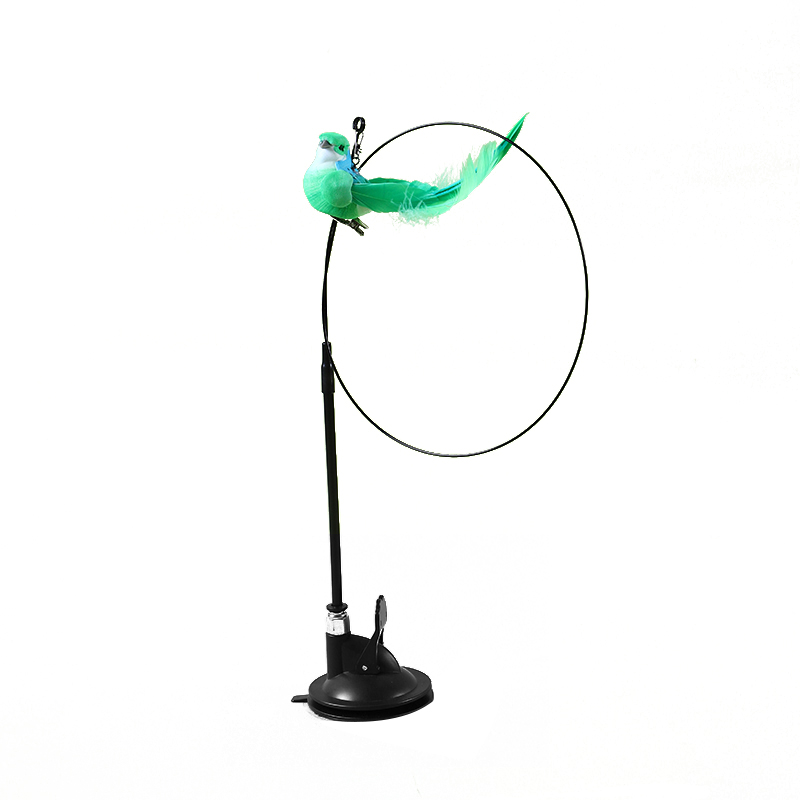 Sucker noir + fil + oiseau vert