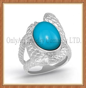 แหวนแต่งงานทำจากเงินสเตอร์ลิงสำหรับผู้ชายแหวนพลอยเทอร์ควอยซ์ทรงรีสี<span class=keywords><strong>925</strong></span>สำหรับผู้ชายขายส่ง - Product Image 5