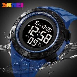 Skmei <b>Digital</b> Watch Black Tpu Strap 3Bar Waterproof Electronic Alarm <b>Clock</b> Unisex Sports Watch - Product Image 2