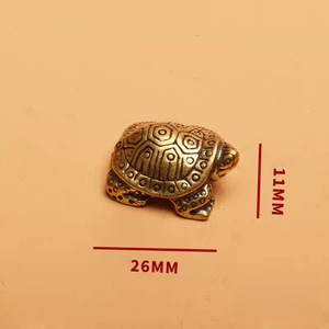 รูปปั้นเต่าทองเหลืองเคอี๋ เถิงเฉียว, งานหัตถกรรมทองแดง, ของตกแต่งสำหรับดื่มชา, สถานที่ท่องเที่ยว, งานรื่นเริงของวัด, ตลาดกลางคืน, งานแสดงสินค้าและ - Product Image 3