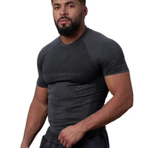 Camiseta Deportiva para Hombre, Estilo Americano, Alta Elasticidad, para Correr y Entrenamiento al Aire Libre - Product Image 5