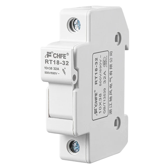 Din Rail RT18-32 держатель предохранителя с плавкая вставка 10x38