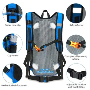 Outdoor Waterproof 2l Backpack Sports Lightweight Cycle Water Backpack Hydration Pack