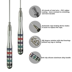 Chuyên Nghiệp Xách Tay Tốc Độ Nhảy Dây Nhôm Hợp Kim Dây Thép Nhà Phòng Tập Thể Dục Tập Thể Dục Thiết Bị Đào Tạo Chất Lượng Cao Tự Khóa - Product Image 2