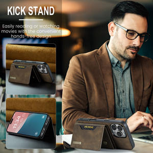 เคสใส่บัตรแม่เหล็กสำหรับ <span class=keywords><strong>iPhone</strong></span> 16 Pro Max - ดีไซน์กระเป๋าสตางค์ป้องกันแบบทำมือสำหรับ <span class=keywords><strong>iPhone</strong></span> 17 Pro Max - Product Image 4