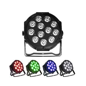 Iluminación Profesional para Escenarios, 12 Piezas de Luces LED Par de 10w, DMX RGBW 4en1 - Product Image 1