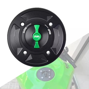Accessoires CNC Bouchon de réservoir de carburant pour Kawasaki <span class=keywords><strong>NINJA</strong></span> 400/<span class=keywords><strong>650</strong></span> ZX25R/RR 21-24 ZX4R/RR 23-24 Z900 Bouchon de réservoir de carburant pour moto - Product Image 1