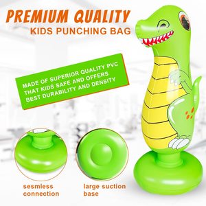 Saco <span class=keywords><strong>de</strong></span> <span class=keywords><strong>Boxeo</strong></span> Inflable <span class=keywords><strong>de</strong></span> PVC con Forma <span class=keywords><strong>de</strong></span> Dinosaurio, Resistente, <span class=keywords><strong>para</strong></span> Entrenamiento <span class=keywords><strong>de</strong></span> Karate, Taekwondo y <span class=keywords><strong>Boxeo</strong></span>, <span class=keywords><strong>para</strong></span> Niños y <span class=keywords><strong>Niñas</strong></span> - Product Image 5