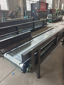 Saman kaldırma balıkçılık zincir plaka uygulamaları için üretim tesisi kullanım için paslanmaz çelik Metal plaka zincir kaldırma konveyör - Product Image 4