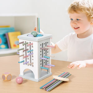 เกมกระดานไม้<span class=keywords><strong>ส</strong></span>ำหรับครอบครัว ปาร์ตี้ กิจกรรมยามค่ำคืนแบบมอนเต<span class=keywords><strong>ส</strong></span>ซอรี่ เกมแท่งไม้หลาก<span class=keywords><strong>ส</strong></span>ี เกมลูกเต๋า - Product Image 2