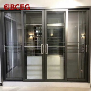 Nội Thất Hiện Đại Phân Vùng Nhôm Hướng Dẫn Sử Dụng Hẹp Mỏng Cửa Trượt Lớn Pháp Phong Cách Cho Phòng Ngủ Hiện Đại - Product Image 3