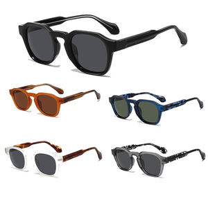 2025 nouveauté lunettes de soleil personnalisées Logo lunettes de soleil polarisées TR90 classique rétro UV400 lunettes de soleil hommes - Product Image 1