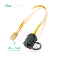 Boîtier de châssis pour adaptateur de point d'accès WiFiX industriel avec câble d'extension de carte micro SIM en aluminium étanche IP68 pour extérieur