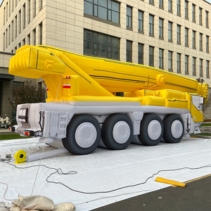 Modelo <span class=keywords><strong>de</strong></span> Dibujos Animados Inflable <span class=keywords><strong>Gigante</strong></span> Personalizado <span class=keywords><strong>de</strong></span> 12.3m*3m*3.9m, Réplica Inflable Brillante <span class=keywords><strong>de</strong></span> Grúa, Camión <span class=keywords><strong>de</strong></span> <span class=keywords><strong>Bomberos</strong></span> Inflable Publicitario - Product Image 3