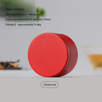 Vente en gros sur mesure mini boîte en métal scellée boîte de bonbons de qualité alimentaire couvercle carré boîte en métal vide bougie bocaux en métal