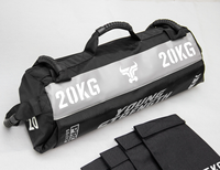 Sac de sable lesté HYROX personnalisé avec logo FRS Wholesale pour entraînement fonctionnel, sac de puissance pour équipement de musculation professionnel en salle de sport