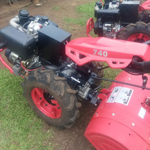 Tracteur à chenilles à essence BCS à poussée manuelle 2 roues motrices <span class=keywords><strong>avec</strong></span> boîte de vitesses et moteur attaché, motoculteur rotatif homologué CE - Product Image 5